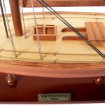 Y025F Enterprise Medium L60 (Fully Assembled) Y025 Enterprises Sm Sailboat Model America Cup L03.jpg